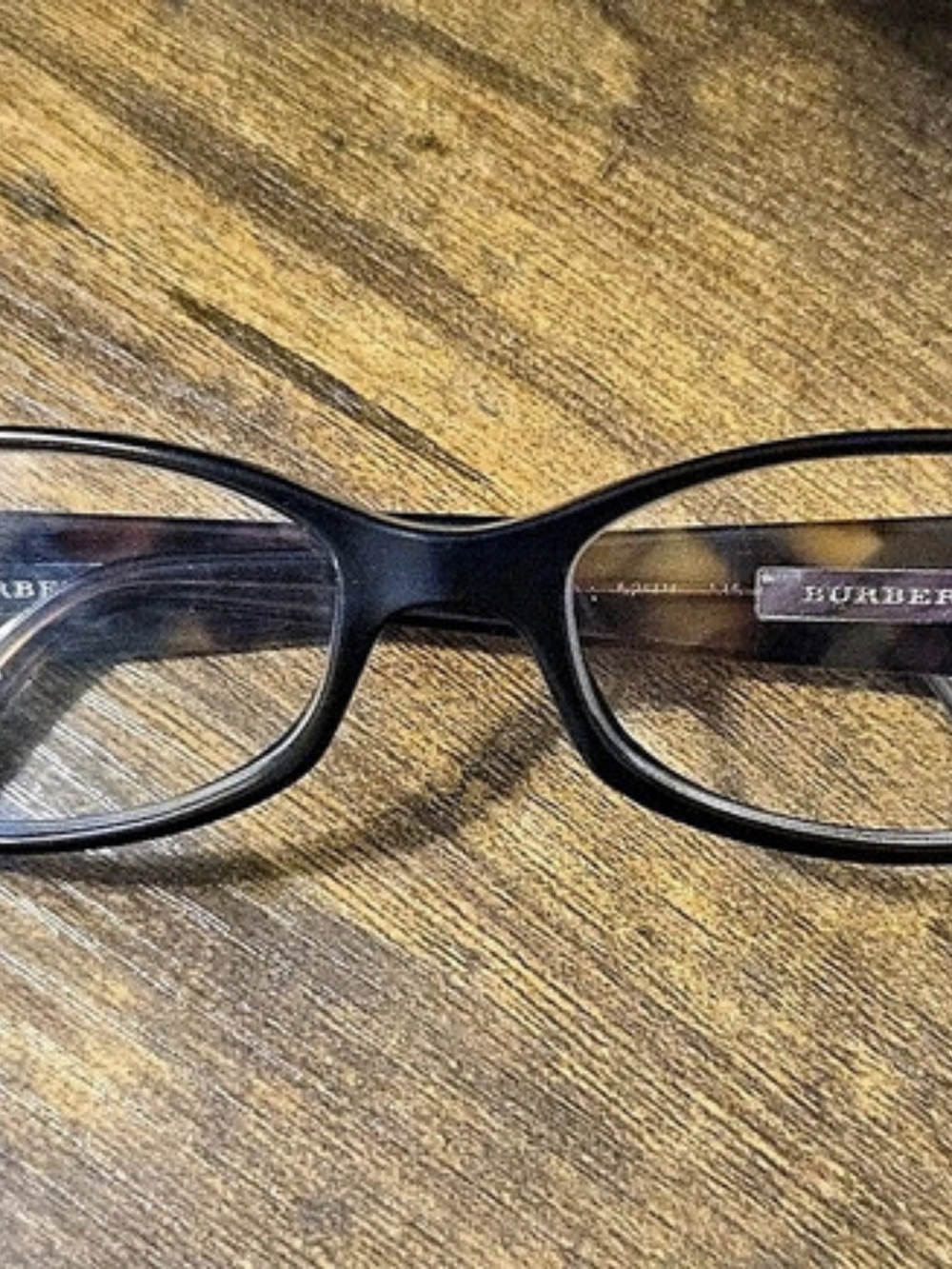 Burberry Eyeglasses in Black & Brown